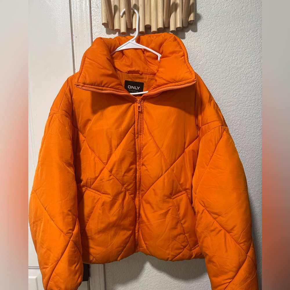 Only Vibrant Orange Jacket